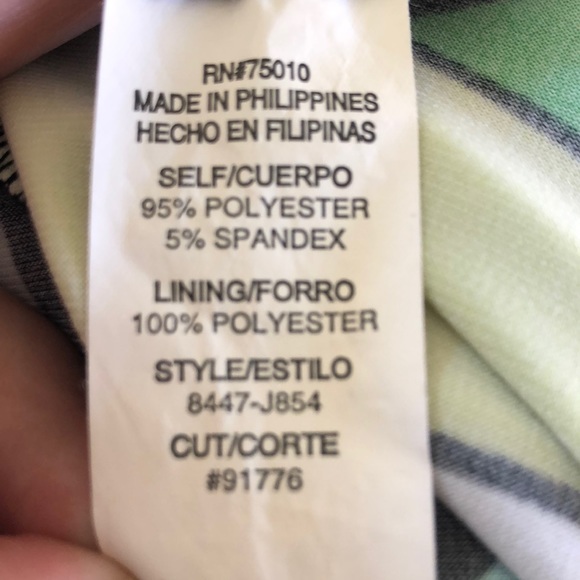 City Triangles Green geometric dress - Picture 6 of 6